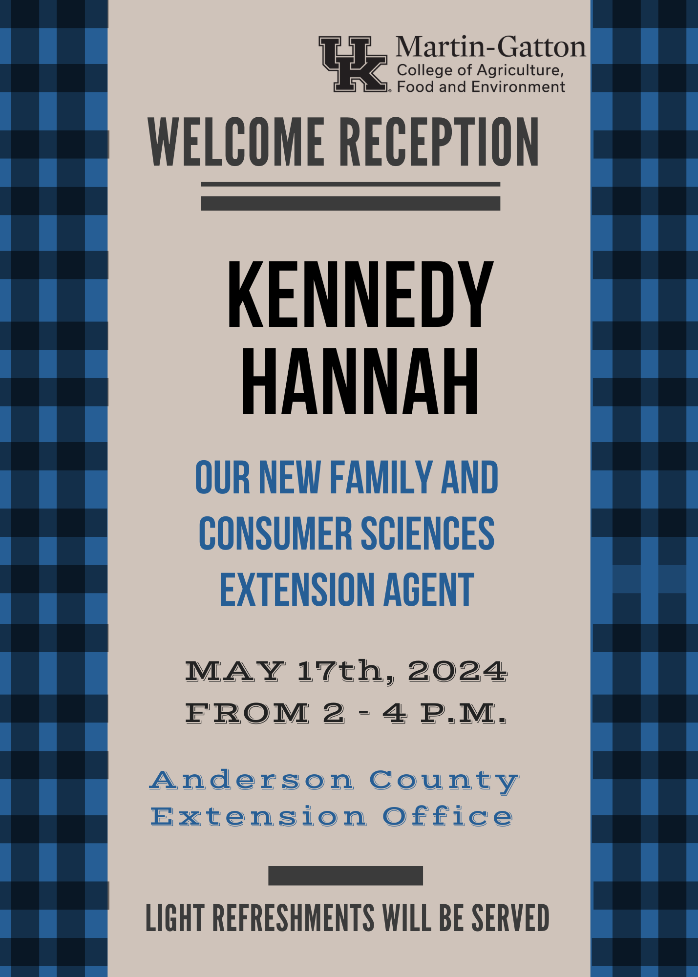 Kennedy Welcome